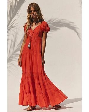 free-est Aura Maxi Dress By - Red