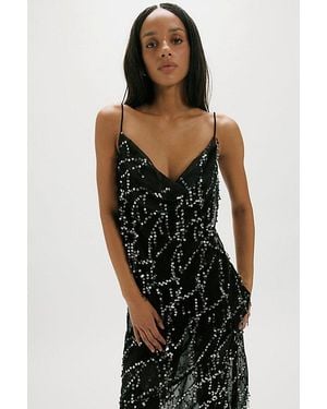 Third Form Refract Bias Maxi Dress - Black