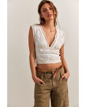 Free People Grace Crochet Top - Multicolour