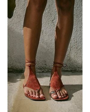 Jeffrey Campbell Indio Wrap Sandals - Brown