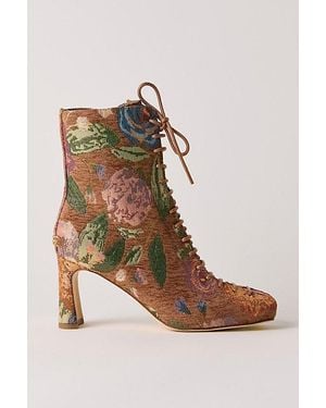 Circus by Sam Edelman Kendra Lace-Up Boots - Brown