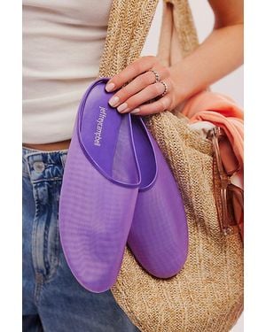 Jeffrey Campbell Modern Mesh Flats - Purple