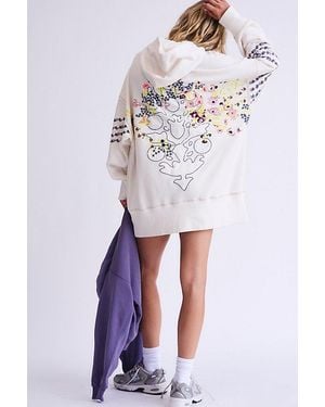 Fp Movement At My Best Embroidered Hoodie - Natural