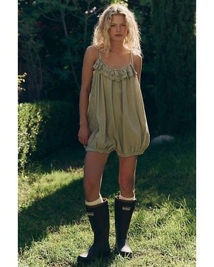 Intimately By Free People Play For Keeps Romper By - Green