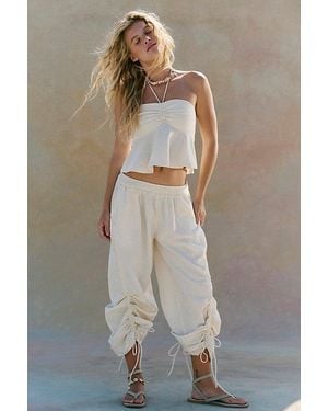 free-est Lunasol Cotton-Linen Pant Set - Multicolour