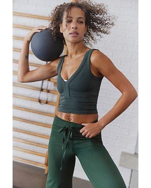Fp Movement Go To Plaited Ribbed V-Neck Tank - Multicolor
