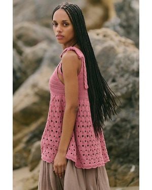 free-est Take Me To The Beach Top By - Red