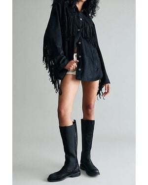 Free People Cece Tall Chelsea Boots - Blue
