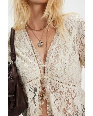 Free People Luelle Layer Necklace - Natural