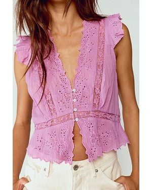 Free People Day Dreamer Top - Pink