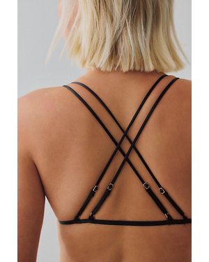 Intimately By Free People Understated Micro Triangle Bralette By - Black