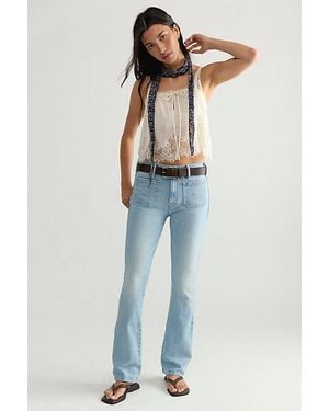 Mother The Patch Pocket Insider Bootcut Jeans - Blue