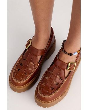 Timberland Stone Street Buckle Shoes - Natural