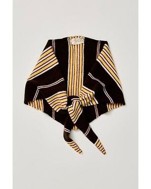 Free People Rugby Triangle Scarf - Black