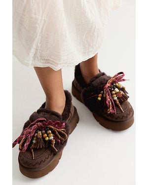 Nan-Ku Couture Iceland Shearling Moccasins By - Brown