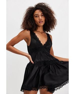 Intimately By Free People In This Groove Mini Slip - Black