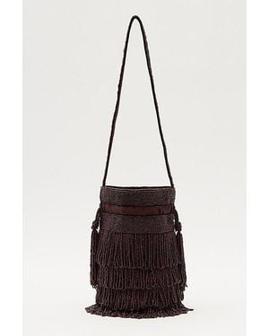 Free People Luna Luna Beaded Crossbody Bag - White