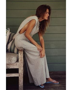 Free People Drift Street Cotton-Jersey Maxi Dress - Green