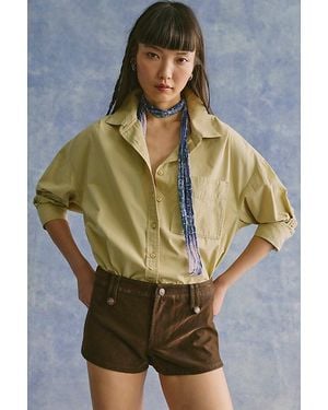 Free People Vagabond Vegan Suede Shorts - Multicolour