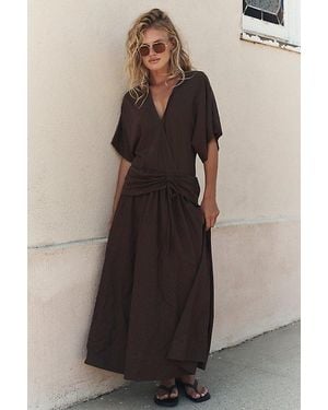 free-est Nina Midi Dress By - Brown