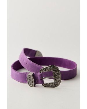 Free People Rock Western Belt - Purple