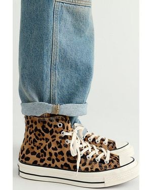 Converse Chuck 70 Leopard High-Top Sneakers - Blue