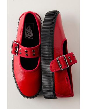Vans Creeper Mary Janes - Red