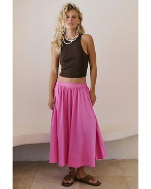 free-est Lowen Midi Skirt - Pink