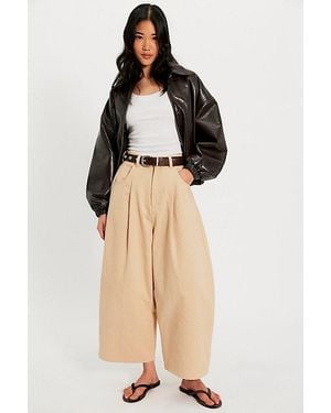 L.F.Markey Mason Barrel Pants - Natural