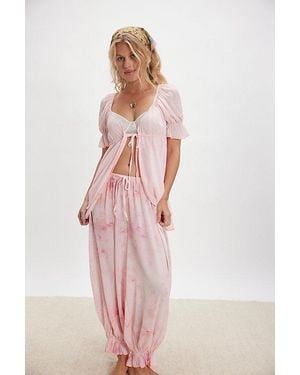 Intimately By Free People Ready To Go Bloomer Trousers By - Pink
