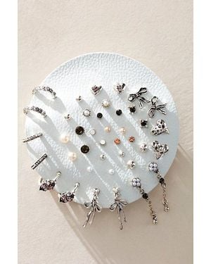 Free People Teeny Tiny Mega Stud Earring Set - Gray
