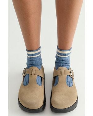Birkenstock Paris Chunky Mary Janes - Blue