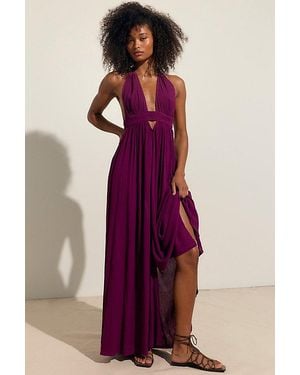 free-est Look Into The Sun Maxi Dress By - Purple