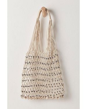 Free People Wishing Well Beaded Bag - Natural