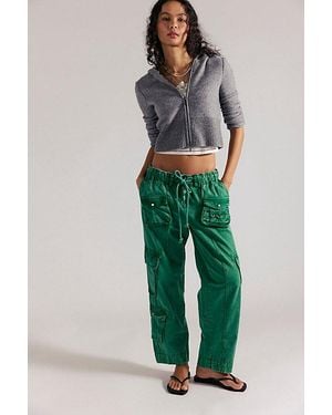 Free People Tahiti Cargo Trousers - Green