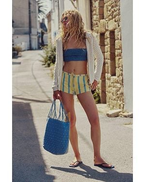 free-est Hot Hot Hot Micro Shorts By - Green