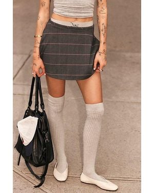 Free People Paradise Found Menswear Skort - Brown