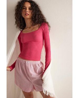 Intimately By Free People So Many Likes Long Sleeve By - Pink