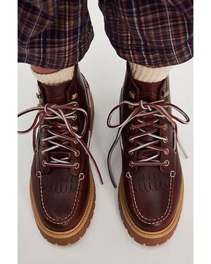 Timberland Stone Street Kiltie Boots - Red