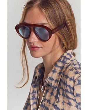 Elisa Johnson Val Aviator Sunglasses - Multicolor