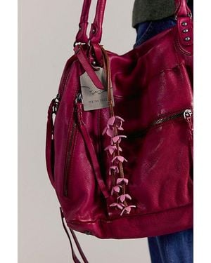 Free People Flower Drop Bag Charm - Red