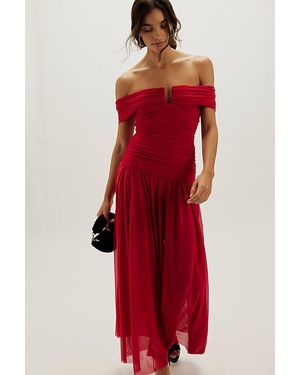 Bec & Bridge Camille Maxi Skirt Set - Red