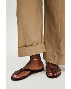 Jeffrey Campbell Byron Bay Thong Sandals - Brown