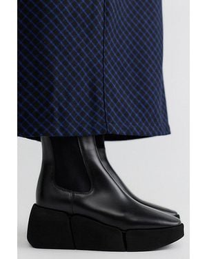 Paloma Barceló Prim Platform Chelsea Boots Shoe By - Blue