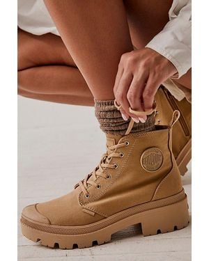 Palladium Pallabase Twill Boots - Brown