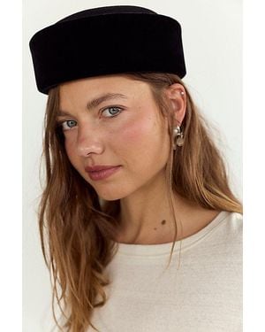 Lemonade Collective Jackie Velvet Hat - Red