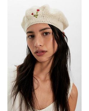 Free People Evermore Crochet Beret - Multicolor