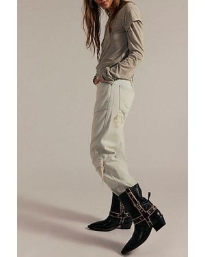 Free People We The Free Abroad Harness Boots - Natural