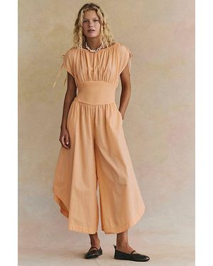 free-est Ambrose Cotton One-Piece Jumpsuit By - Natural