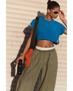 Fp Movement Hot Shot Cropped Tee - Blue